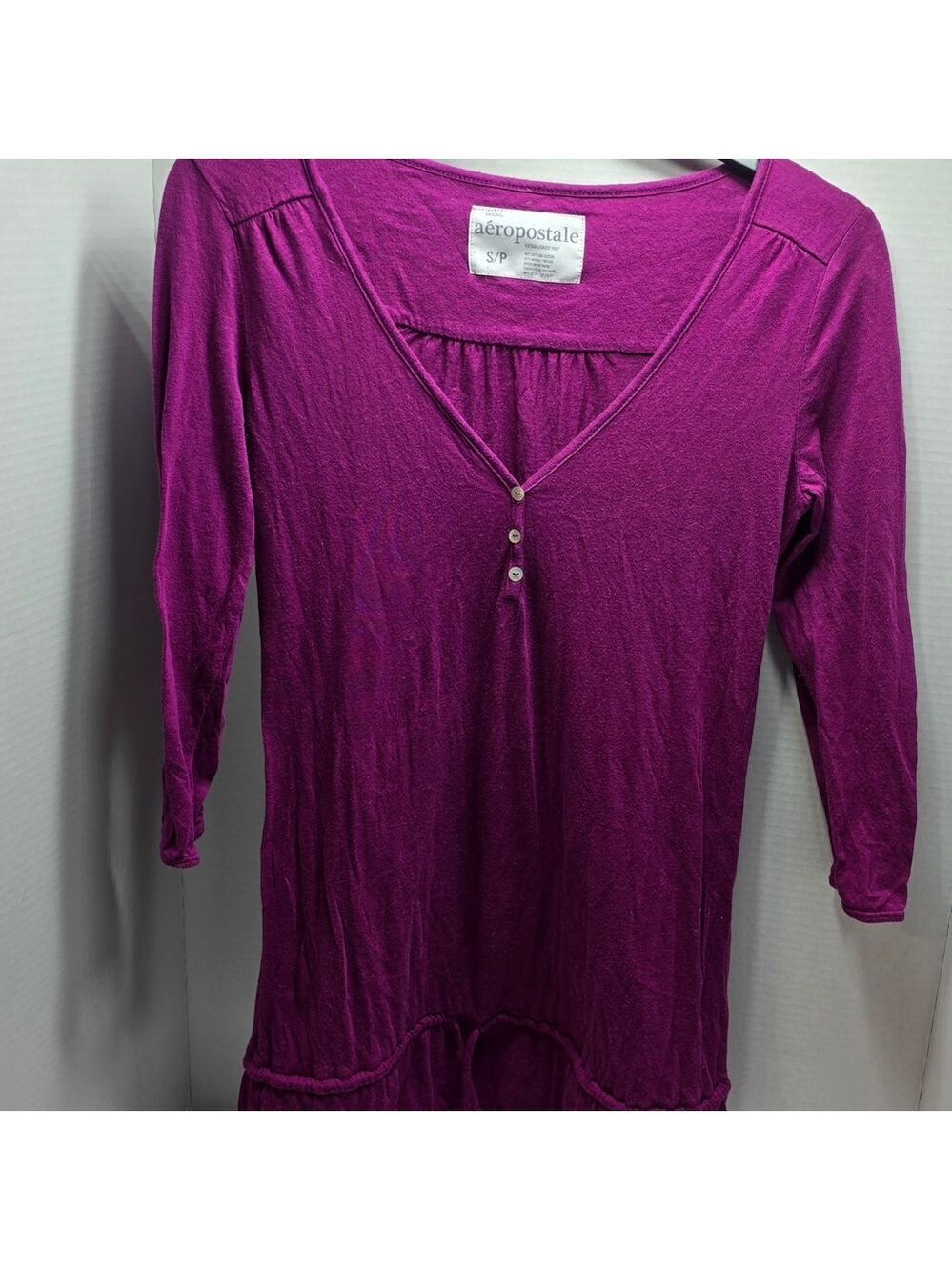 Aeropostale Women's Deep Purple Blouse